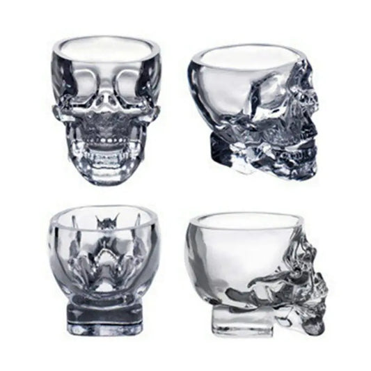 Crystal Skull Shot Glass for Whiskey, Vodka, Beer