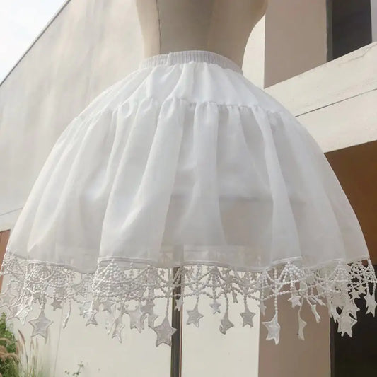 Adjustable Japanese Lolita Fishbone Skirt