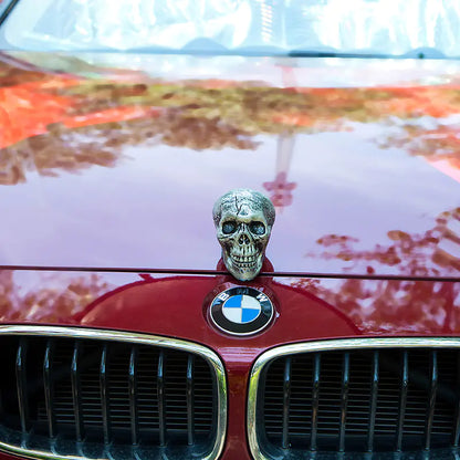 Car Skull Head Hood Ornament Creative Accessory