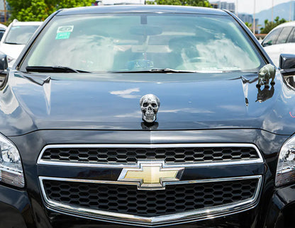 Car Skull Head Hood Ornament Creative Accessory