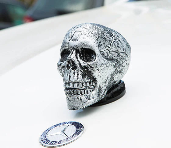 Car Skull Head Hood Ornament Creative Accessory